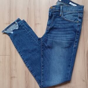 FRAME Le Skinny de Jeanne Mid-Rise Ankle Jeans Indigo Wash Size 26 EUC